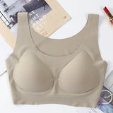 Wireless Seamless Vest Bras Full Coverage Comfy Soft Invisible Sleep Daily Bra