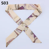 Handbag Twilly Scarf Bag DIY Handle Wrap Silk Ribbon Tied Bag