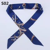 Handbag Twilly Scarf Bag DIY Handle Wrap Silk Ribbon Tied Bag