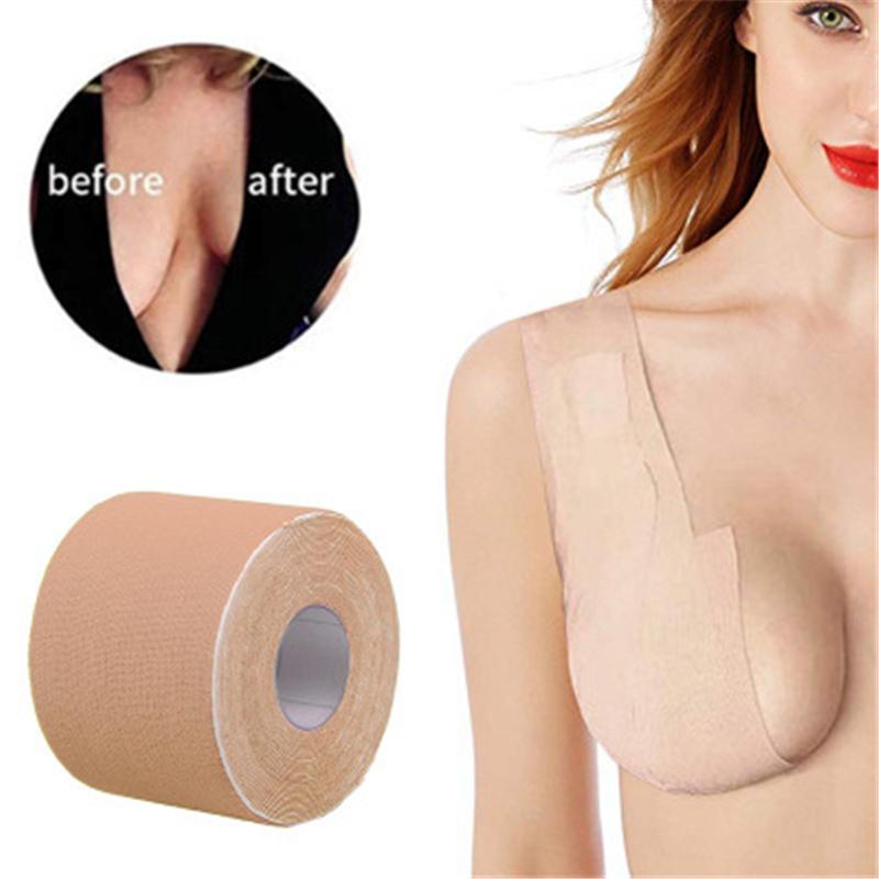 Boob Tape Bras Adhesive Strapless Invisible Bra Nipple Pasties Covers Breast Lift Tape