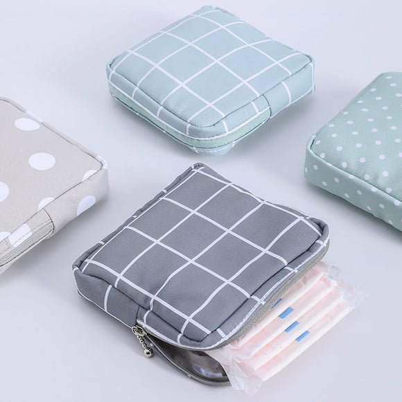 Women Cosmetic Case Travel Organizer Sanitary Pads Toiletry Bags