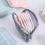 Women Cosmetic Case Travel Organizer Sanitary Pads Toiletry Bags