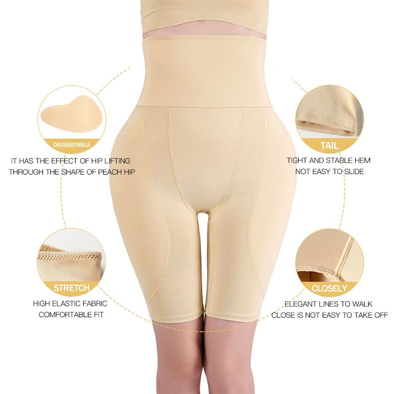 Women Plump Crotch Insert Hip Padded Shapewear Hips Pad Panties