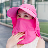 Women Sun Wide Brim UV Protection Fishing Hats