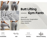 Women Yoga Gym Sports Leggings Fitness Butt Lift Textured Booty Pants