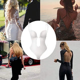 Women's Backless Shapewear U Plunge Deep V-Neck Bodysuit Seamless Body Shaper