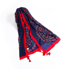 Women's Silk Feeling Scarf Lightweight Sunscreen Wraps Shawls