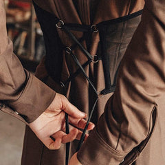 Womens Wide Waist Lace Up Mesh Elastic Belt Waistband