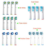 20pcs Compatible Replacement Toothbrush Heads Refill for Oral-B Electric