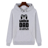 Funny Humor Print Hoodie I'M A GAMER DAD Hooded Sweatshirt