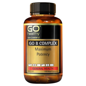 Go Healthy Go B Complex - Maximum Potency 120 Vegecaps