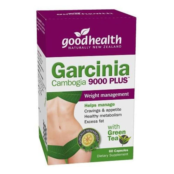 Good Health Garcinia 9000 Plus with Green Tea - 60 Capsules