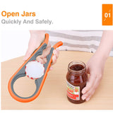 Multifunctional Can Opener Gripper Bottle Jar Lids Openers