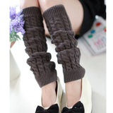 Women's Lolita Socks Leg Warmers Knitted Long Knee Foot Cover