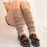 Women's Lolita Socks Leg Warmers Knitted Long Knee Foot Cover