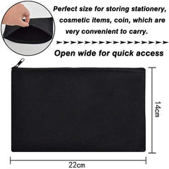 Girl Makeup Bag Golden Letter Pattern Classic Organizer Bag Pouches