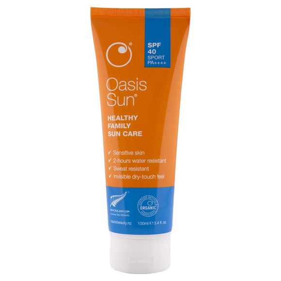 Oasis Beauty Oasis Sun SPF 40 Water-Resistant Sport Sunscreen - 100mL