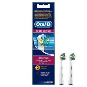 Oral-B Floss Action 2x Refill Replacement Toothbrush Heads