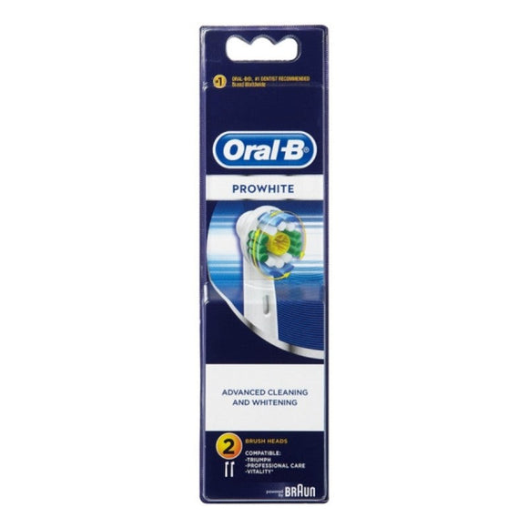 Oral-B Prowhite 2x Refill Replacement Toothbrush Heads
