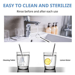 Stainless Steel Tongue Scraper Cleaners with Carry Case