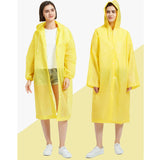 Unisex Raincoat Waterproof Poncho Reusable Plastic Camping Festival Rain Coat