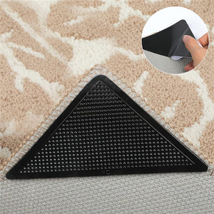 12 Pcs Anti Curling Non Slip Rug Tapes Carpet Grippers