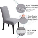 Stretch Armless Chair Slipcovers Decorative Seat Protector