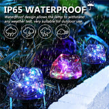 Outdoor Solar Colorful Waterproof Simulation Stone Landscape Lights