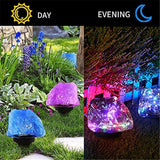 Outdoor Solar Colorful Waterproof Simulation Stone Landscape Lights