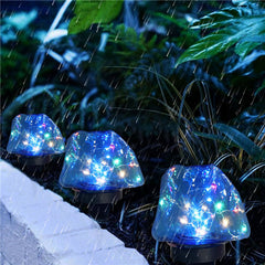 Outdoor Solar Colorful Waterproof Simulation Stone Landscape Lights