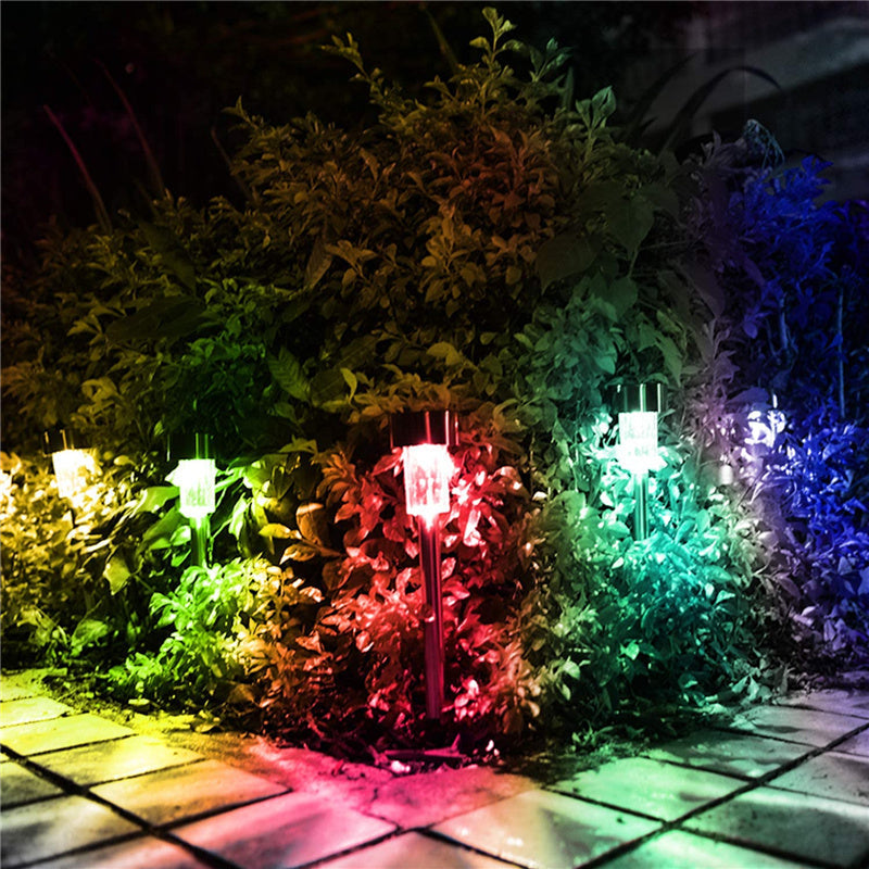 Stainless Steel Solar LED Solar Waterproof Landscape Garden Lights