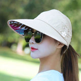 Women Wide Brim Sun Hat UV Protection Caps