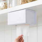 Creative Adhesive Bathroom Wall Mounted Tissue Dispenser Holder Box