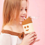 Cute Cartoon Ice Cream Donut Shape Water Bottle Cup Drink Container