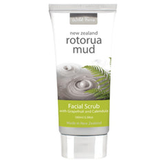 Parrs Wild Ferns Rotorua Mud Facial Scrub with Grapefruit & Calendula 100mL